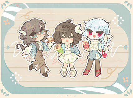 Daytime Outing (OCs) Albus, Monoriri, Watan